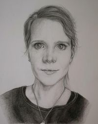 Portrait Bleistift, Sandra Maas